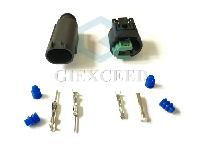 2 Pin AC Assembly 1-967644-1 Automotive Connector Wire Socket Engine Coolant Water Temperature Sensor Plug For BMW Buick