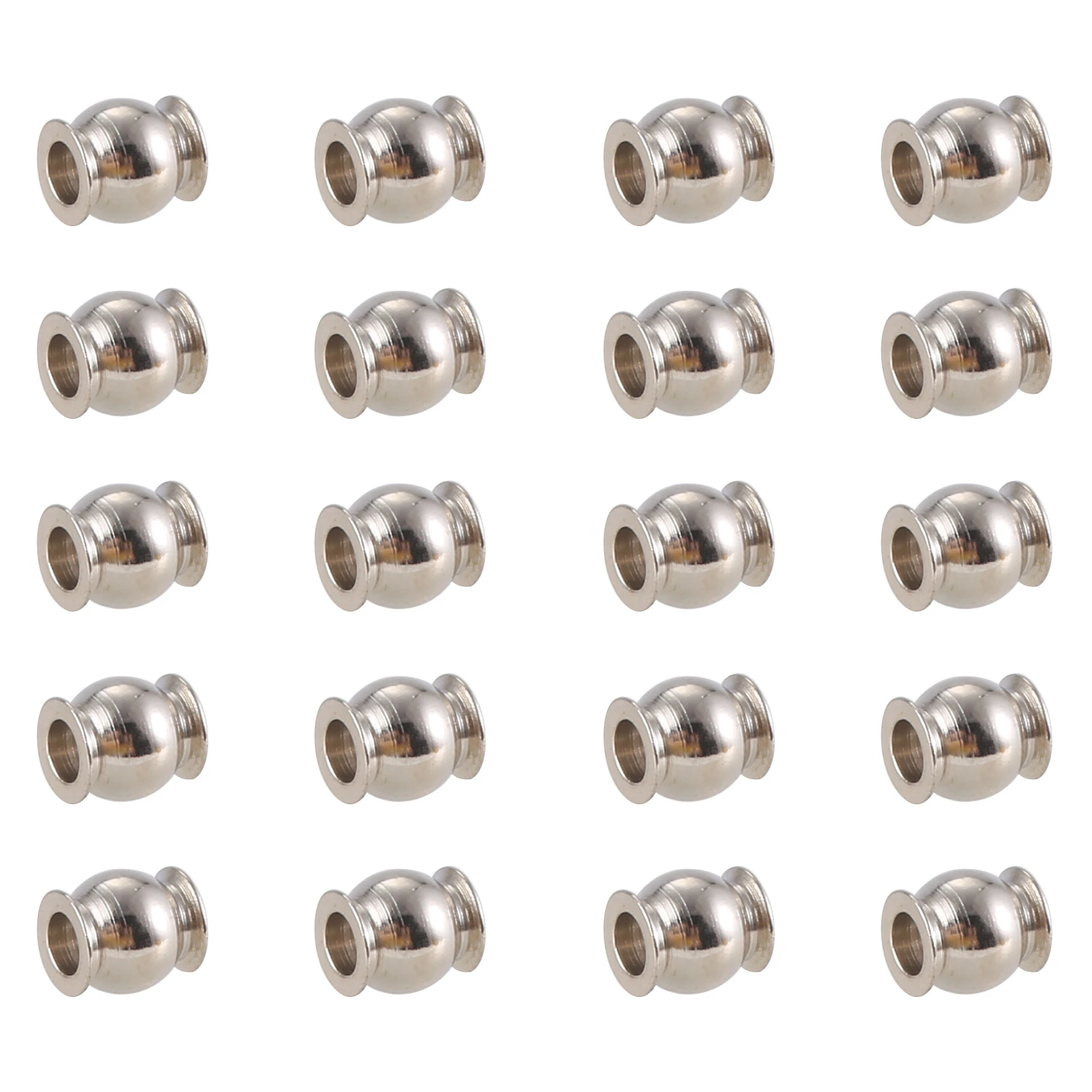 ABJA 20Pcs 3mm Rod End Ball Joint for 1/10 Traxxas TRX4 TRX6 E-REVO REVO SUMMIT T-Maxx E-Maxx Revo Rustler Slash RC Car Parts