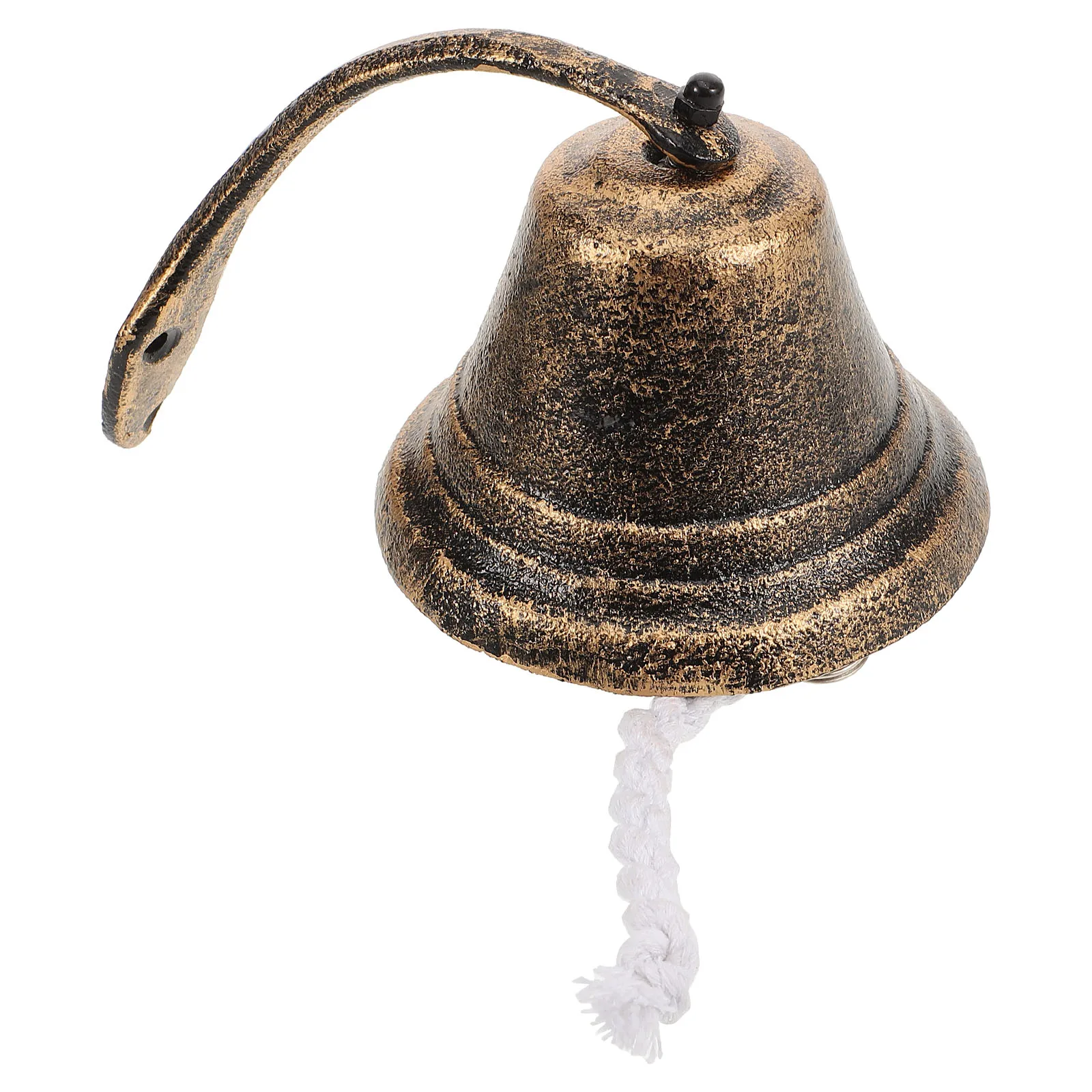 

Cast Iron Hanging Door Bell Decor Wall Bells Dinner Church Gate Home Entry Outdoor Ornament Christmas