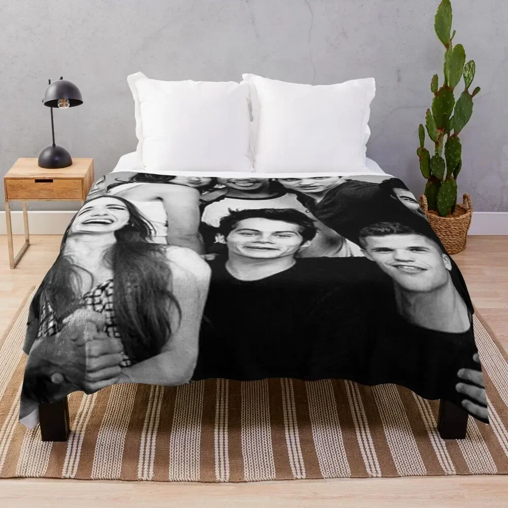 

teen wolf Throw Blanket Fashion Sofas Sofa for winter for babies Blankets