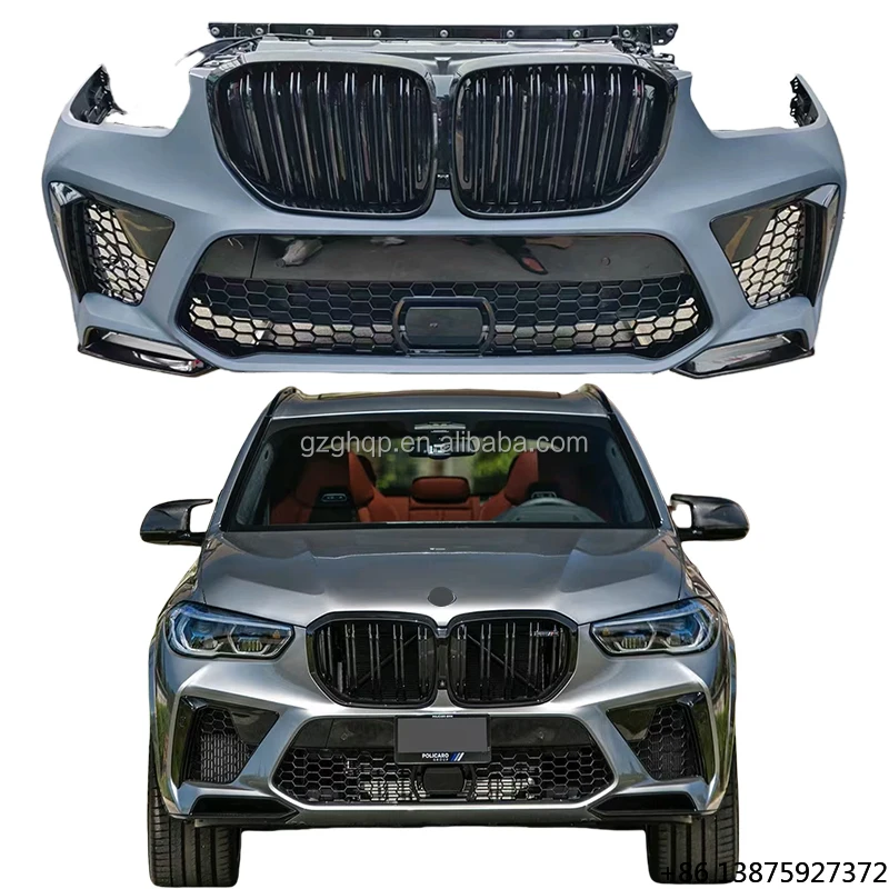 

Передний бампер в сборе (обвес) для X5 M F95, 2020-2022 гг.