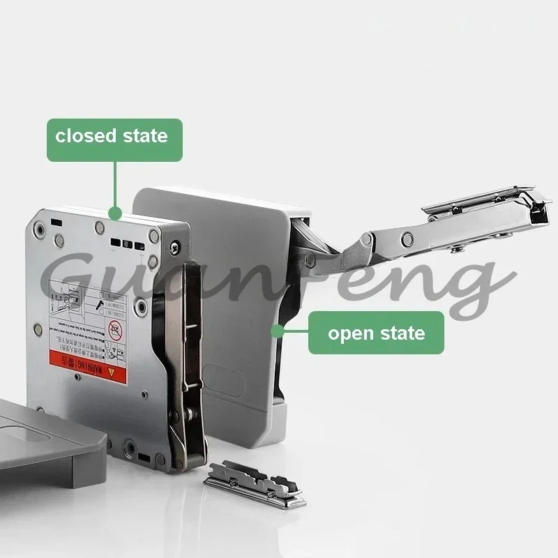 Furniture Kitchen Hydraulic Lid Cabinet Support Flap Stay Telescopic Rod Lifting