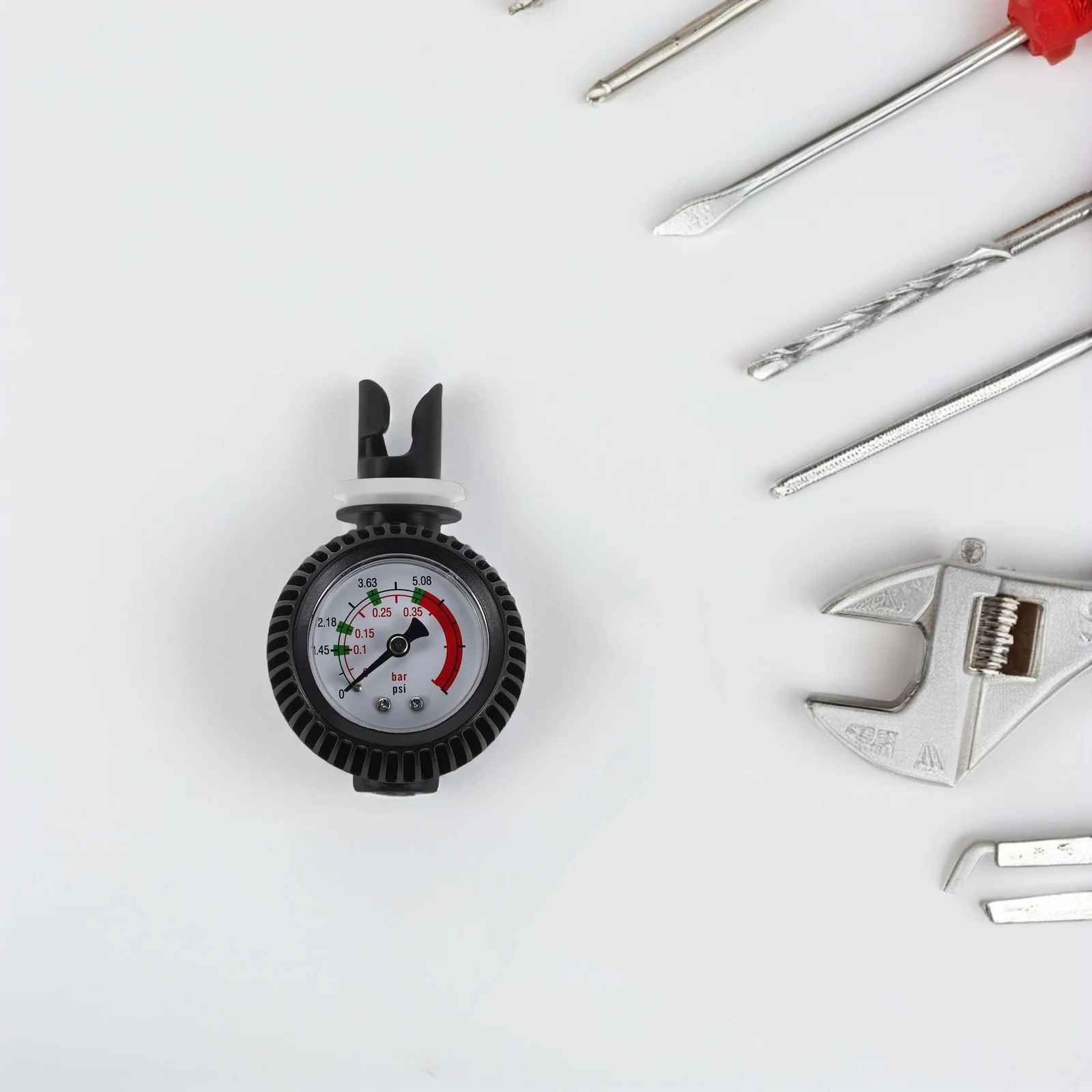 

Inflatable Surfboard Pressure Gauge Accurate Meter for Surfing Pump Air Pressure Tester Inflatable Boat Air Valve