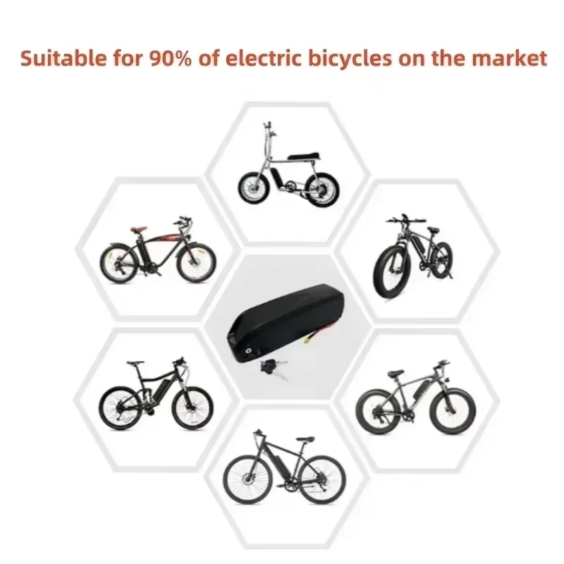 Hailong Bicycle 36V 30AH/50AH Hailong Battery Pack Polyester DP-9 with Charger, Motor 500W1000W BMS Built in 21700 Power Battery