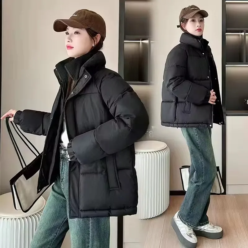 2025New hiver femmes veste Parkas femme vers le bas coton pardessus épais chaud faux deux pièces coton vestes femme vêtements d'extérieur décontractés
