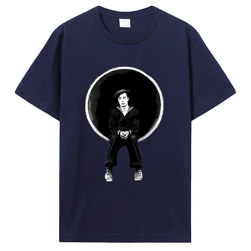 The Navigator - Buster Keaton T - Shirt Buster Keaton Comedy Silent Cinema Movie Buster Keaton Tshirt Men Tees Tops