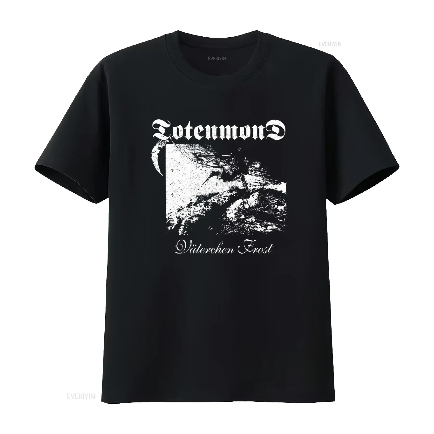 Totenmond 1997 Väterchen Frost Vintage Style T Shirt Retro Gothic Design for Men's Fashion vintage Washed streetwear