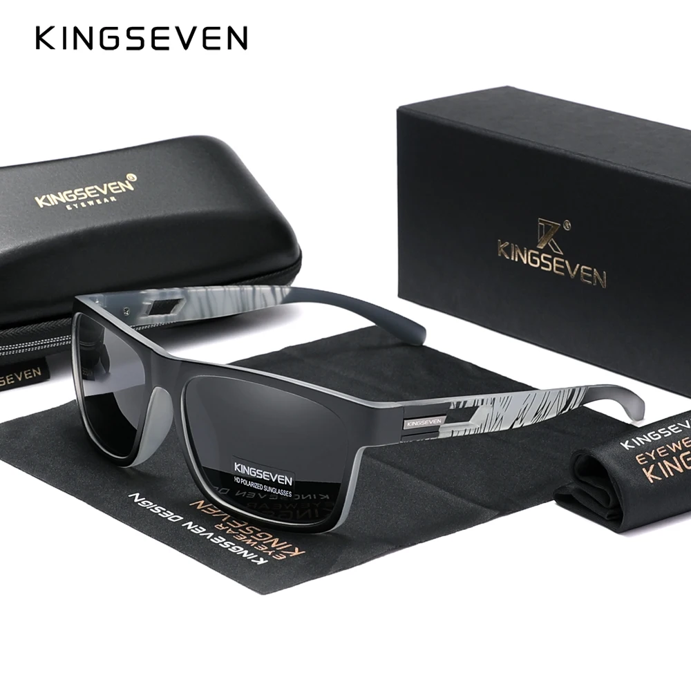 Echte KINGSEVEN Neue 2024 Marke Design männer Gläser Polarisierte Sonnenbrille Frauen UV Objektiv Mode Brillen Oculos de sol 7