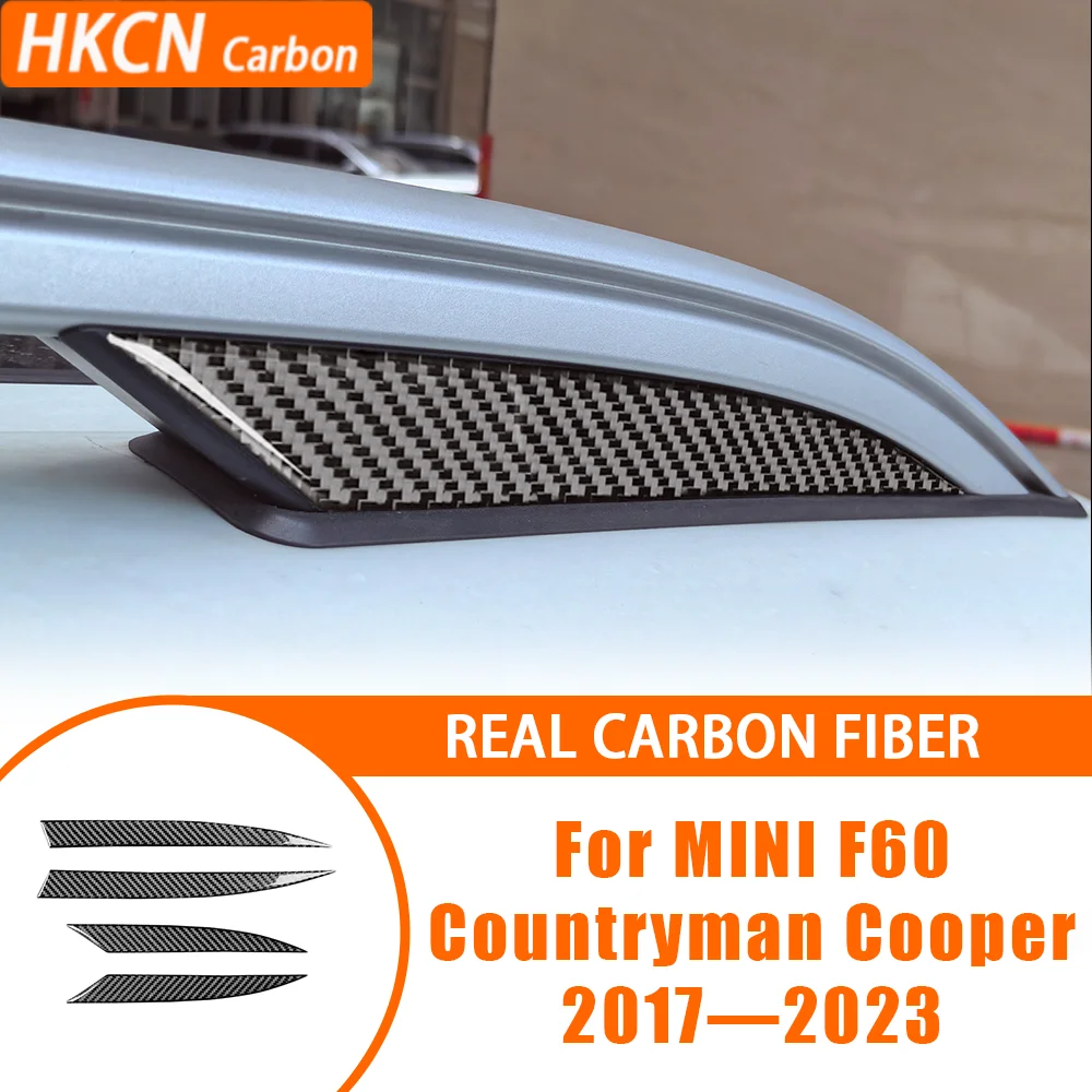 

Carbon Fiber Car Accessories Roof Rack Strip Interior Cover Tirm Sticker Modification For MINI F60 Countryman Cooper 2017—2023