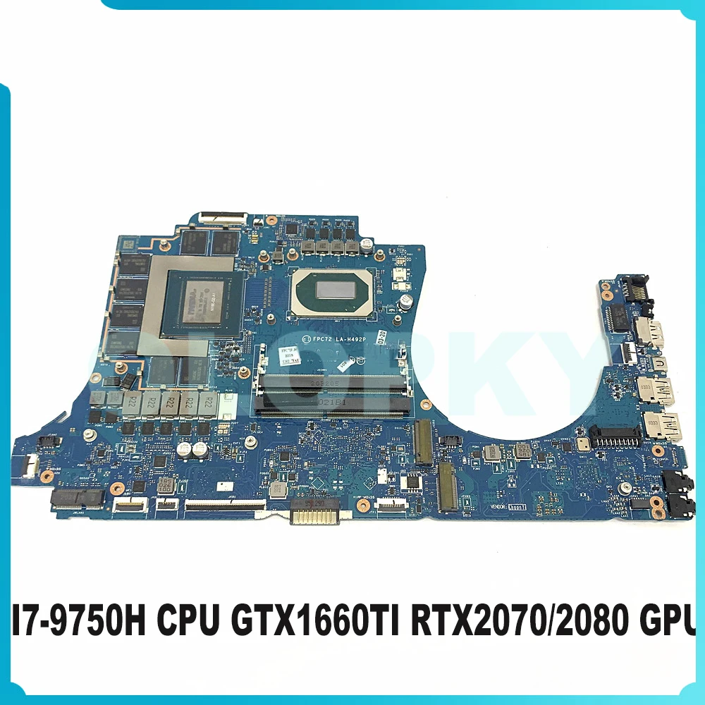 LA-H492P I7-9750H GTX1660TI RTX2070/2080 For HP OMEN 17T-CB 17-CB Laptop Motherboard  L59774-601 L59776-601 L59777-601 DDR4