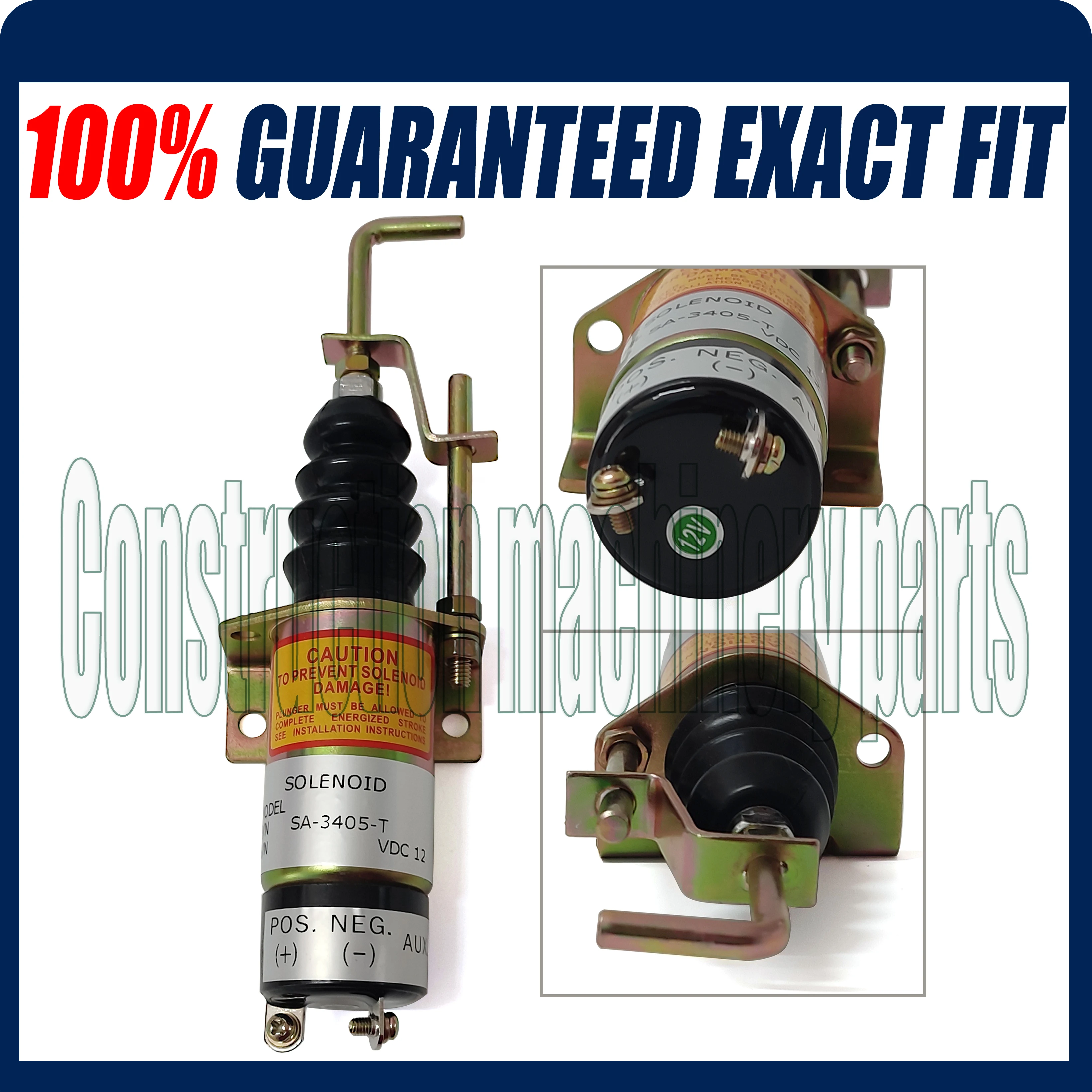 

12V Fuel Shut Off Solenoid Valve For Lister Petter Diesel Engine Yanmar SA-3405-T