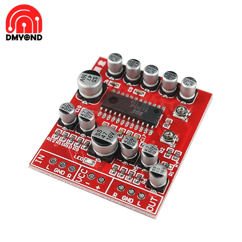 BA3884F Tone Board Preamplifier BBE Sound Effect Exciter DIY Module To Enhance Clarity Treble and Bass Frequency Clarity 1PC