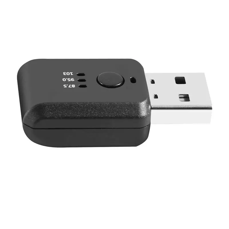AED8-FM Transmitter Car Wireless Bluetooth 5.0 Radio Modulator Car Kit Handsfree Audio Adapter No Delay NO Noise Accessories