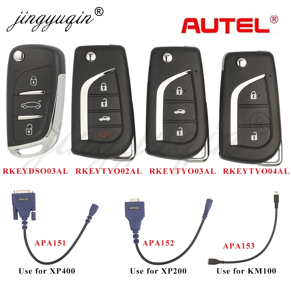 Autel Rkey RKEYDS003AL RKEYTY002AL RKEYTY003AL RKEYTY004AL Universal Key Wired Remote For DS TOY.T Type For KM100 XP200 XP400