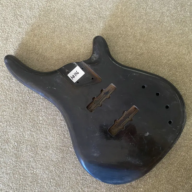 KB136 Active Jazz Bass 4 or 5 String Version Unfinished Electric Bass Body Surface Paints Damages for DIY