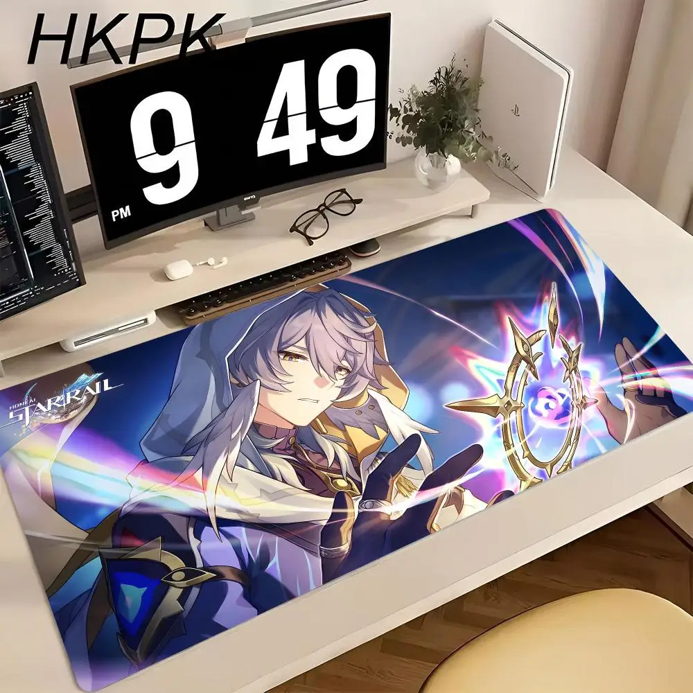 Sunday Honkai S-Star Rail Mouse Pad Mouse Pad Office Computer Keyboard Mousepad PC Gamer Mouse Mat Laptop Mat Non-slip Rubber De