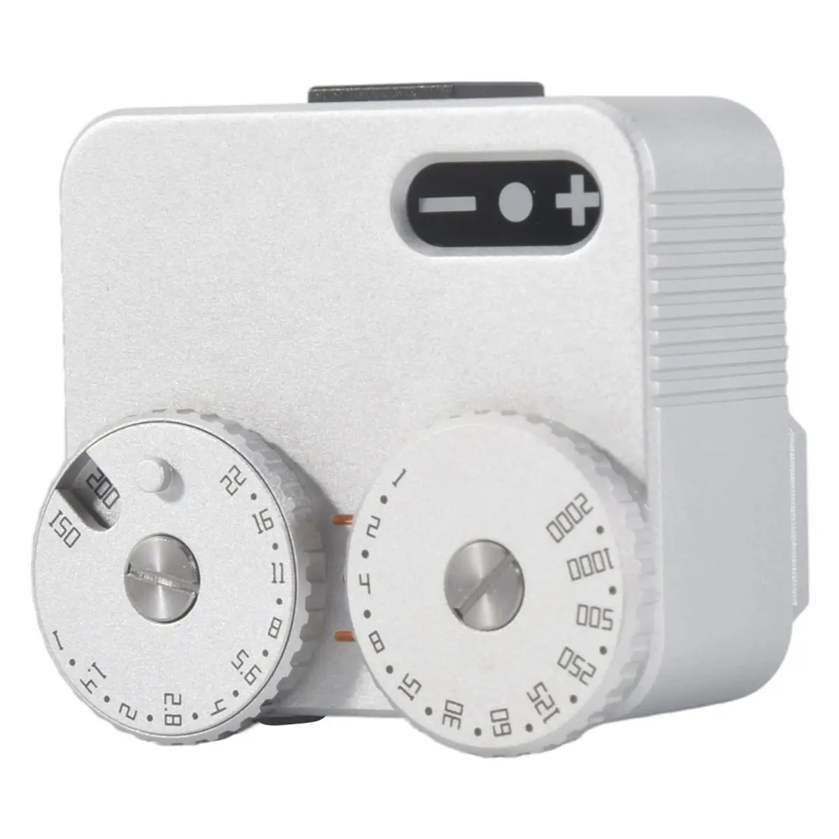A72Z Light Meter II Cold Shoe for DSLR Film Camera Light Meter 12 Shutter Speed Photography Accessories(Silver)