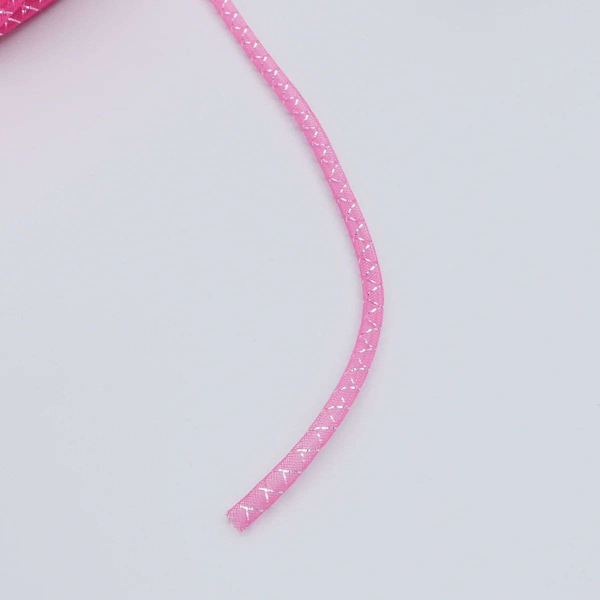 1 stücke Mesh Rohr Schnur Polyester Geflecht Rohr Für Diy Schmuck Machen Armband Halsketten Knöchel Zubehör Handwerk Liebhaber Liefert rot