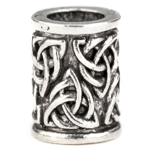 Viking Runa Beads para Fazer Jóias, Capacete Crânio, Trança De Cabelo, Dreadlock, Barba, Pingente, Grande Buraco, DIY Pulseira, Colar, 1 Peça 8 principais vendas caveira com barba - №5