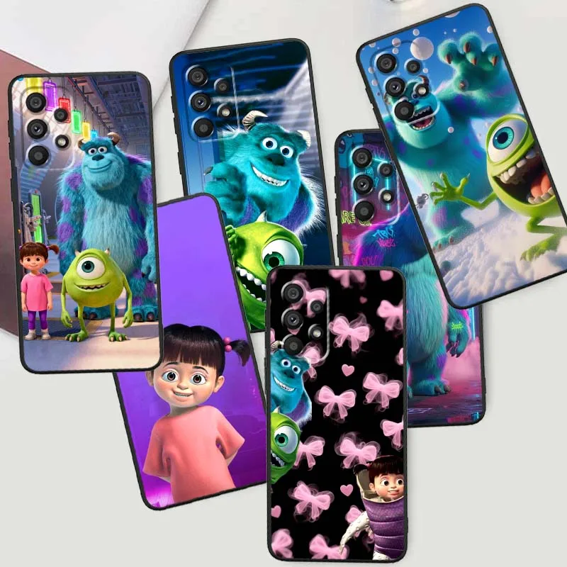 Funda Monster Power Company para Samsung A73 A72 A71 A55 A54 A53 A52 A51 A13 A22 A16 A15 A12 A14 A26 A07 5G Negro