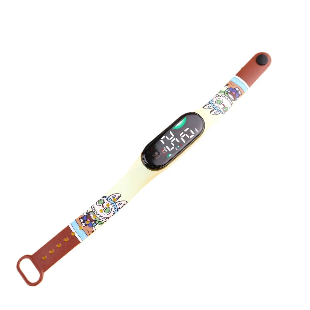 50pcs/lot Cartoon Digital Kids Watches Anime Figures LED Watch Touch Waterproof Electronic Sports Watch Kids Birthday Gift