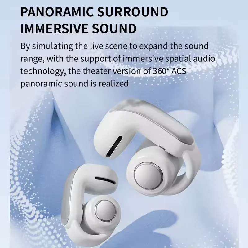 جديد V12 سماعات سماعة لاسلكية تعمل بالبلوتوث 5.3 سماعات مفتوحة HiFi ستيريو سماعات أذن رياضية HD ميكروفون دعوة قرط كبس سماعات ل Ultra #3