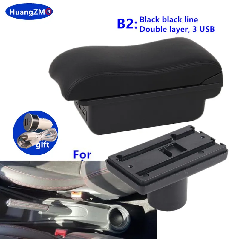 Voor Seat Ibiza Armsteun Doos Voor Seat Ibiza 6j Ibiza 6L Auto Armsteun Auto Opbergdoos 2010-2019 Gewijd retrofit Auto Accessoires