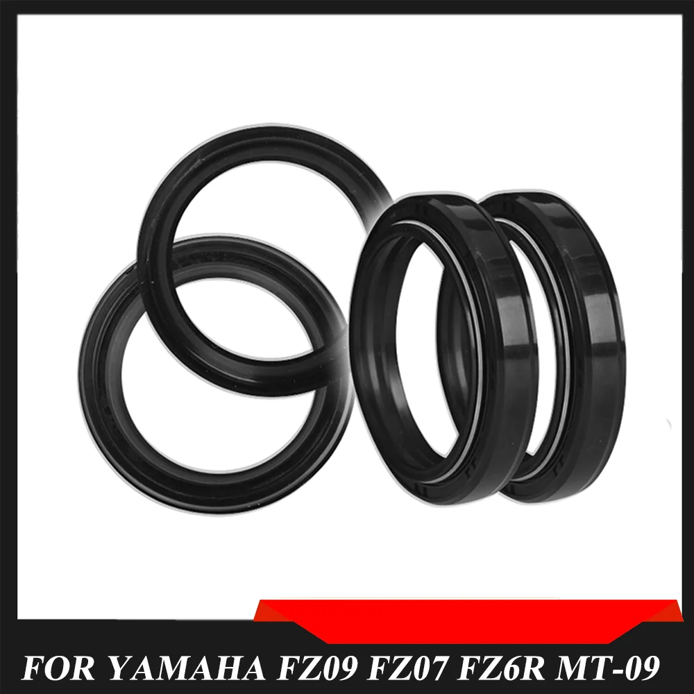 Front Shock Fork Oil Seal Dust Cover FOR YAMAHA MT-09 FJ09 FZ07 FZ09 FZ16 FZ6R TMAX 530 500 WR200 XVS1100 XVS650 YZF R1 R3 R6
