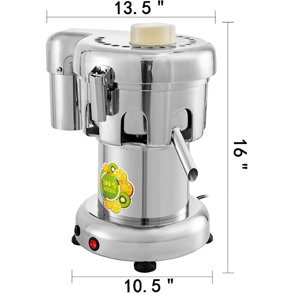 Stainless Steel Constructed Centrifugal Juice Extractor Juicing both Fruit and Vegetable