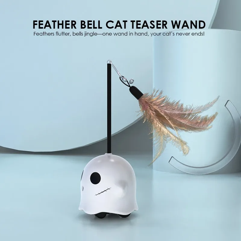 New Laser Cat Toy, Great Fun, 360° Universal Wheels, Auto Obstacle‑Avoidance Steering, A Must‑Have for Cat Owners