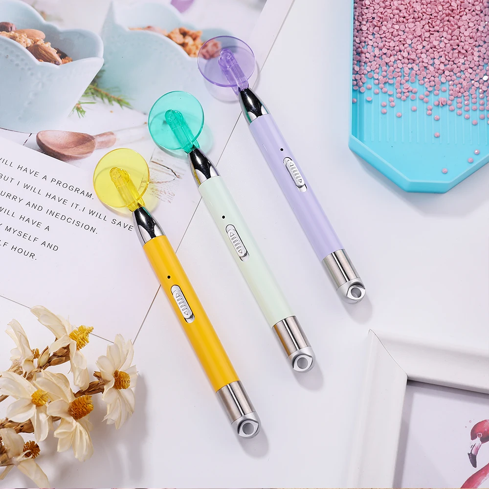 Sewing Crafts Embroidery Accessories Point Drill Pen 5D Diamond Painting Roller Wheel Tip Colorful