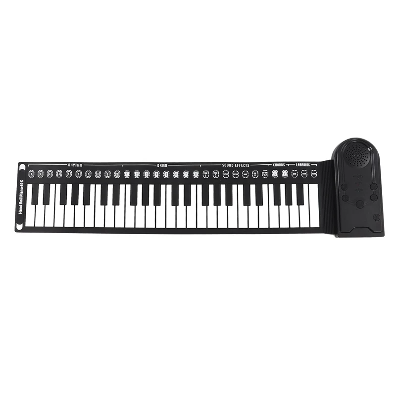 Keyboard Piano Roll Up Electric Piano For Beginners Foldable 49 Keys Electronic Piano