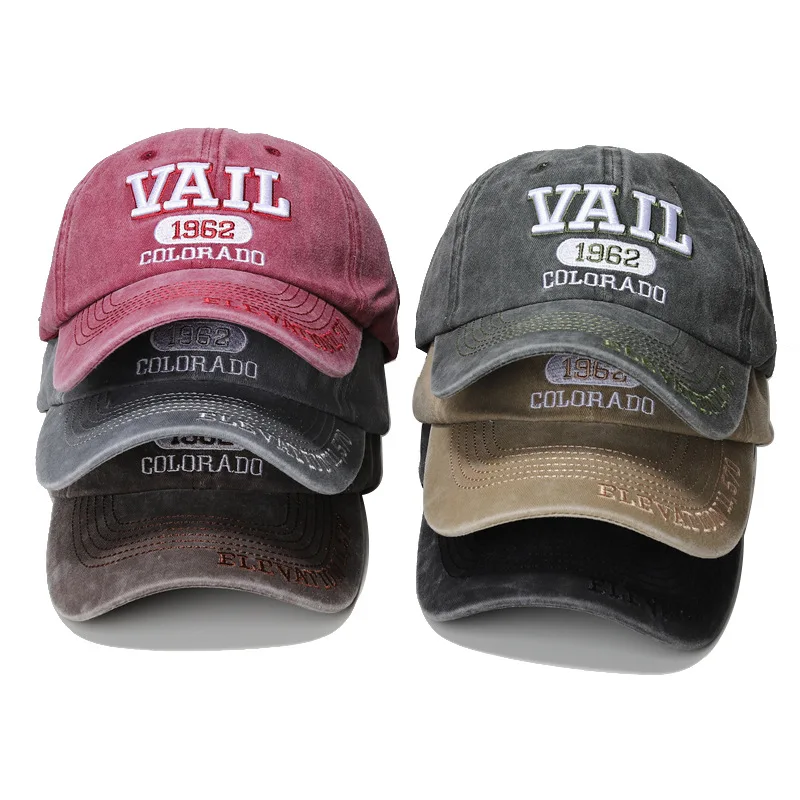 

Fashion Letters 1962 Embroidery HipHop şapka Baseball Caps for Men Women Cotton Sun Cap Gorras Hombre Snapback Caps