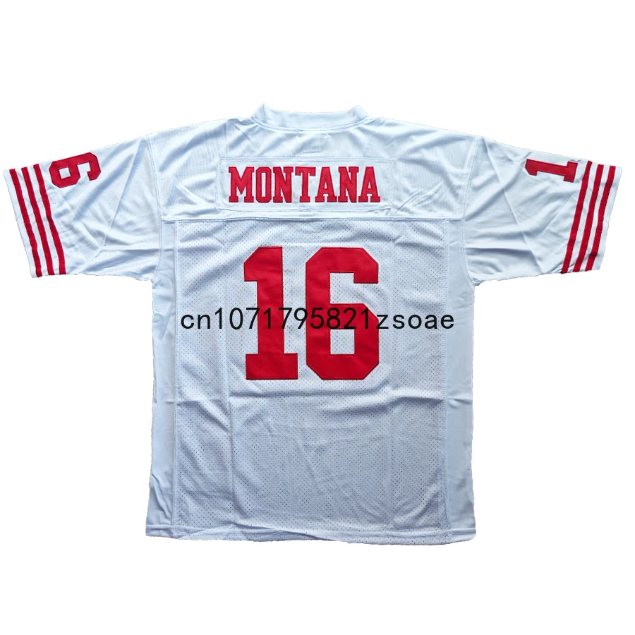 جو مونتانا جيرسي 16 سان فرانسيسكو ريترو لكرة القدم الفانيلة 8 ستيف يونغ جيرسي 42 روني لوت جيرسي جميع مخيط الولايات المتحدة رجل الحجم