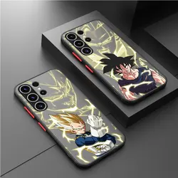 Cartoon Goku D-Dragon Balls Phone Case for Samsung Galaxy S20 FE S10 Lite S23 Ultra S9 S24 Ultra S22 Plus S21 Soft TPU Cover