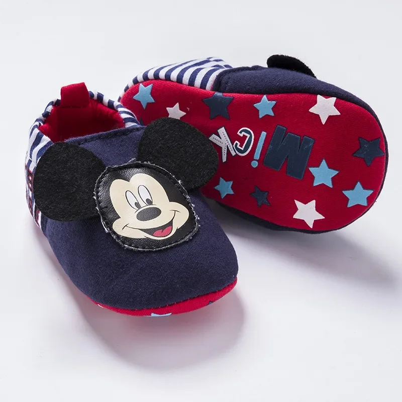 Disney 0-1 year old baby shoes boy girl baby cartoon Mickey car cute toddler shoes home step shoes