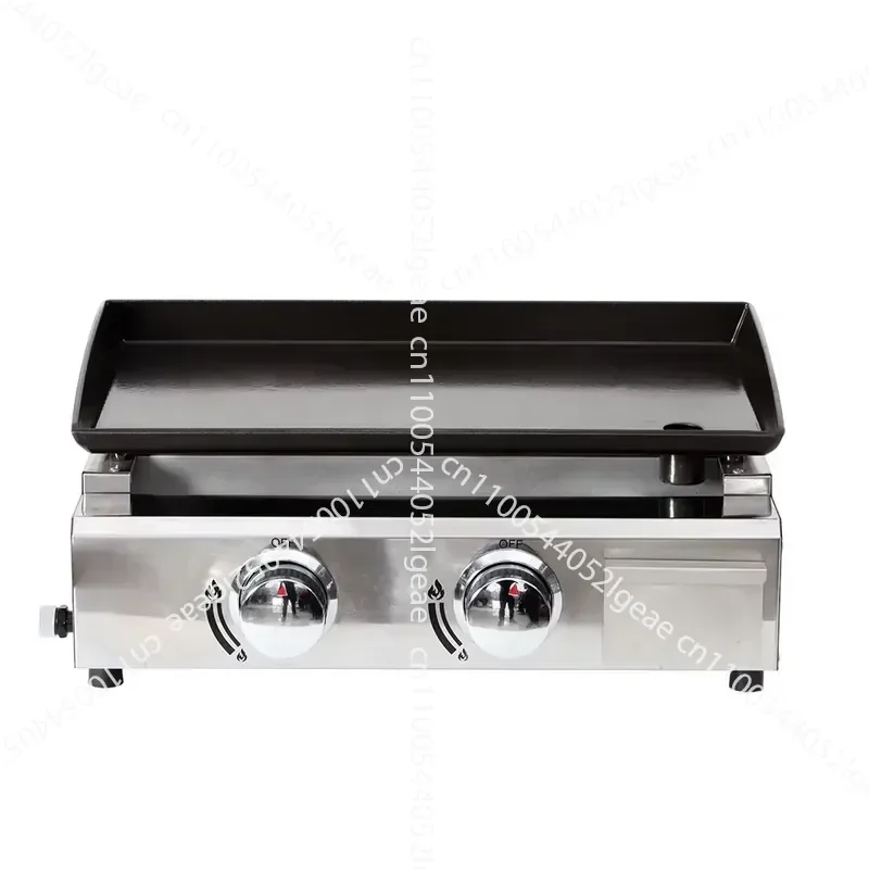 Stainless Steel Electric Hot Plate Gas Frying Pan Portable Non-stick Kitchen Equipment Restaurant Buffet Heater