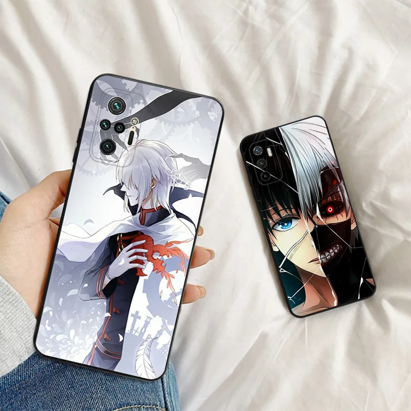 Ultra Thin Silicone Phone Case For Xiaomi Poco X3 Pro X4 X5 C61 F3 F4 F5 C40 C50 C51 M5 M4 M3 Tokyo Ghoul D. GRAY-MAN Back Cover