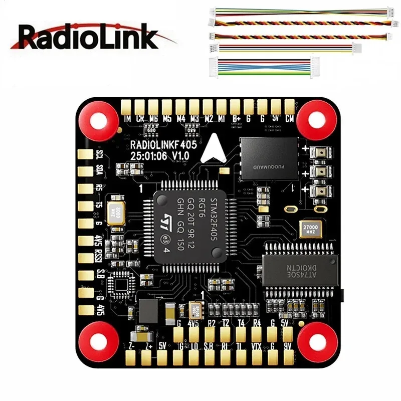 Контроллер полета Radiolink F405 и встроенный OSD 55A ESC Betaflight/INAV для 2-6-осевого квадрокоптера SBUS/CRSF/ELRS