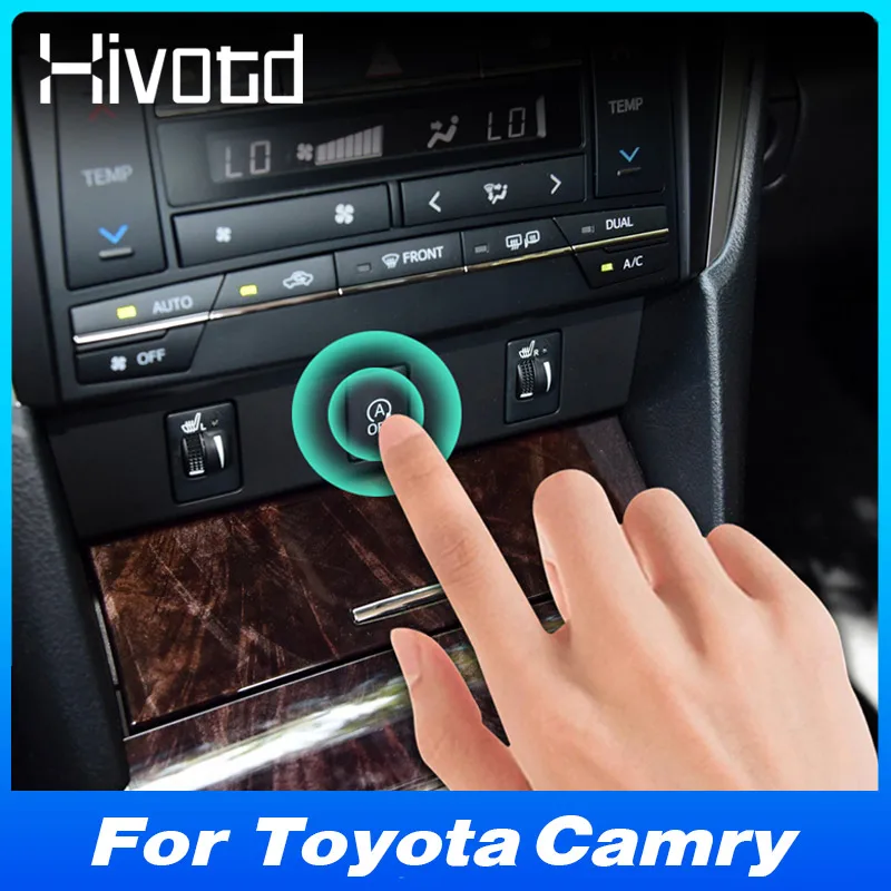 Car Control Start Stop Switch Button Automatic Engine Off Device Disable Switch Button Stop Sensor For Toyota Camry 2012-2023