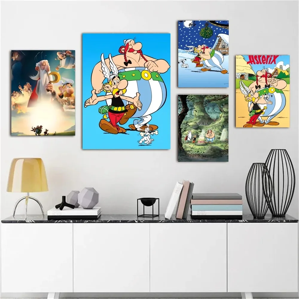 Asterix Et Obelix Manga Poster Paper Print Home Living Room Bedroom Entrance Bar Cafe Art Painting Decoration