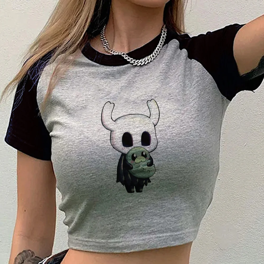 Hollow Knight crop top teen manga meme harajuku kawaii anime tshirt meme alternative  baddie manga
