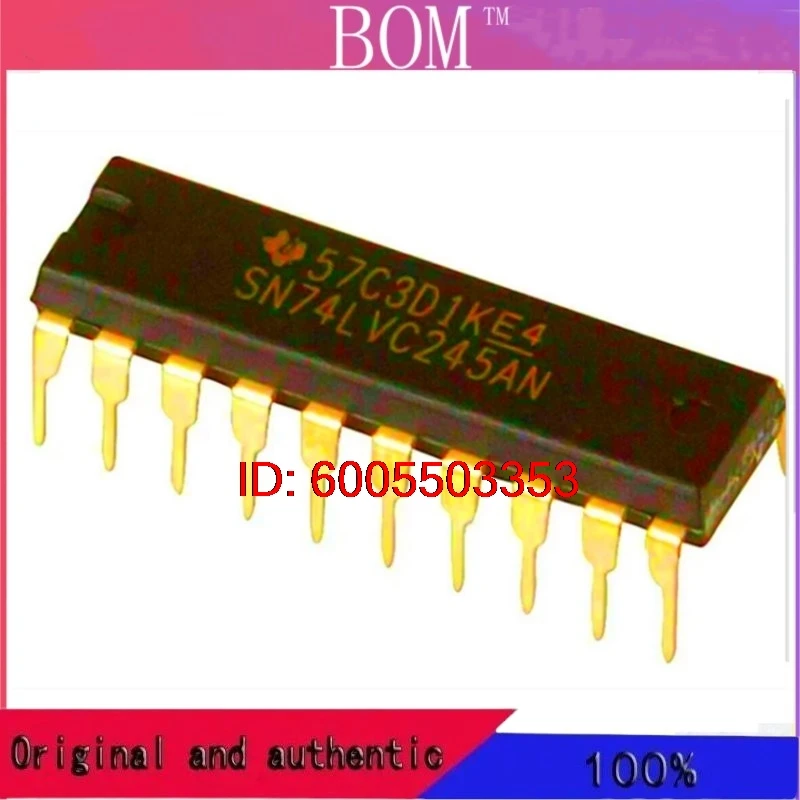 10Pcs/Lots SN74LVC245AN SN74LVC245 74LVC245 74LVC245AN DIP-20 IC TXRX NON-INVERT 3.6V 20DIP IC Chips In Stocks