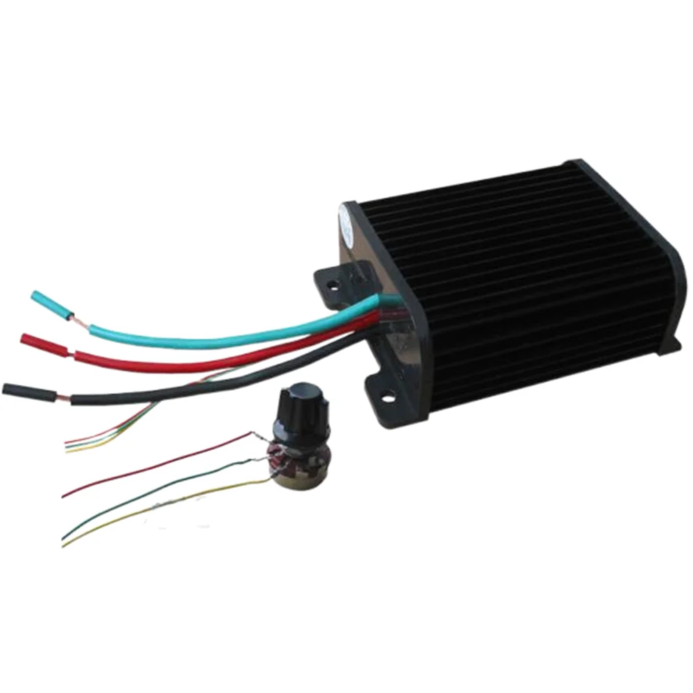 

ST-3D/36V щеточный контроллер двигателя постоянного тока, контроллер электромобиля, регулятор скорости постоянного тока 1000 Вт 1500 Вт 12 В 24 В 36 В 48 В