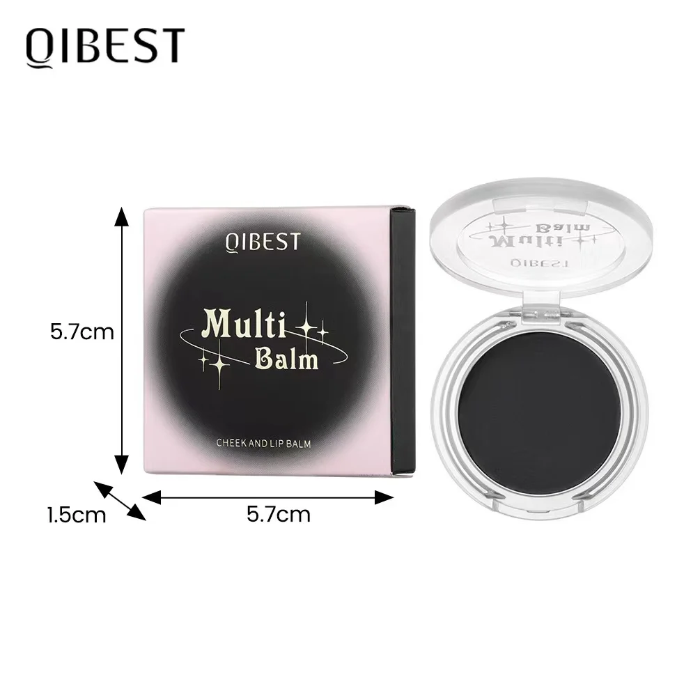 Qibest 3-In-1 Kleur Veranderende Lippenstift Blush Waterdicht Gezicht Blusher Matte Natuurlijke Wangtint Lipvlek Blush Oogschaduw Cosmetica