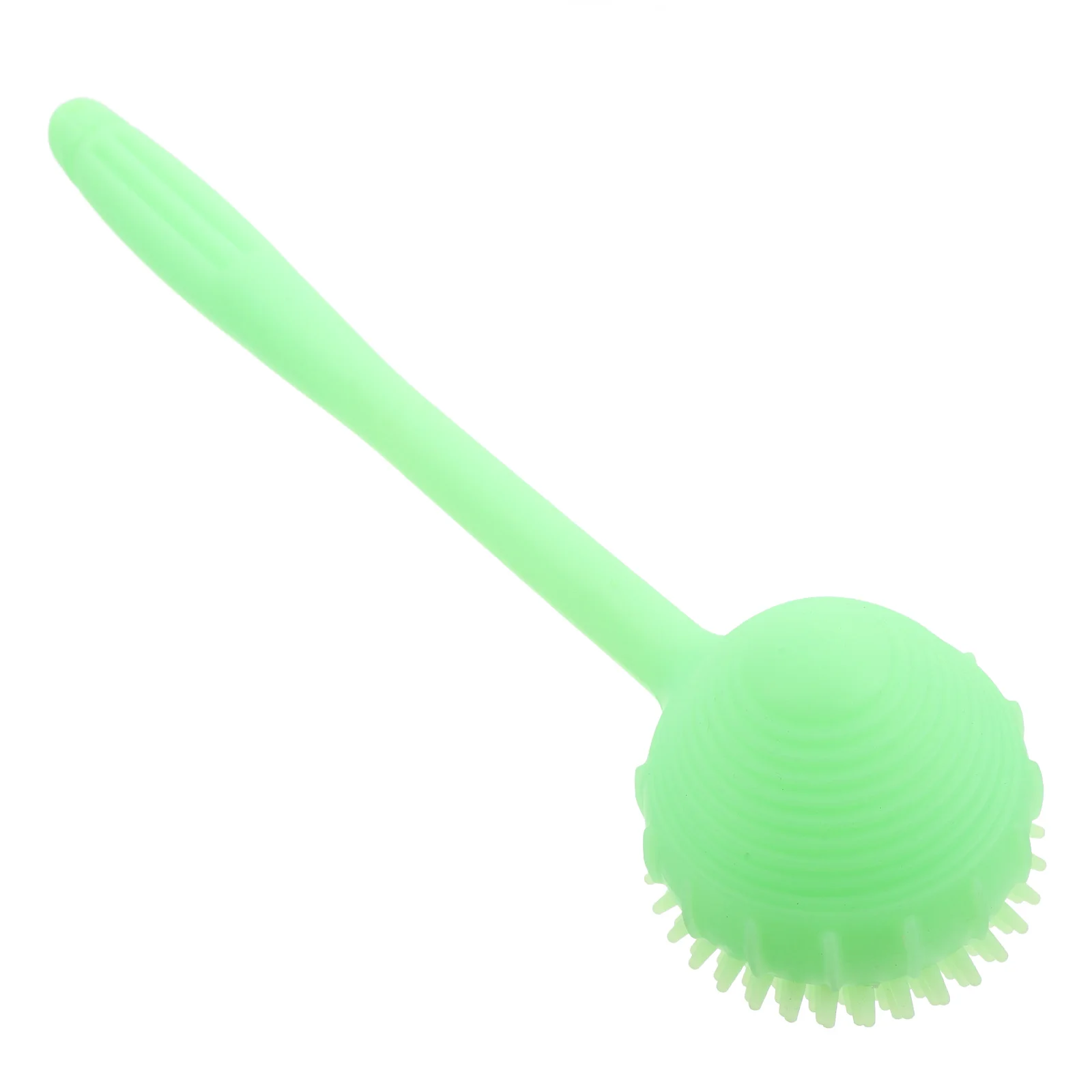 

1pc Silicone Body Massager Handheld Meridian Tool Lightweight Portable Back Pain Relief Long Handle Tapping Massage