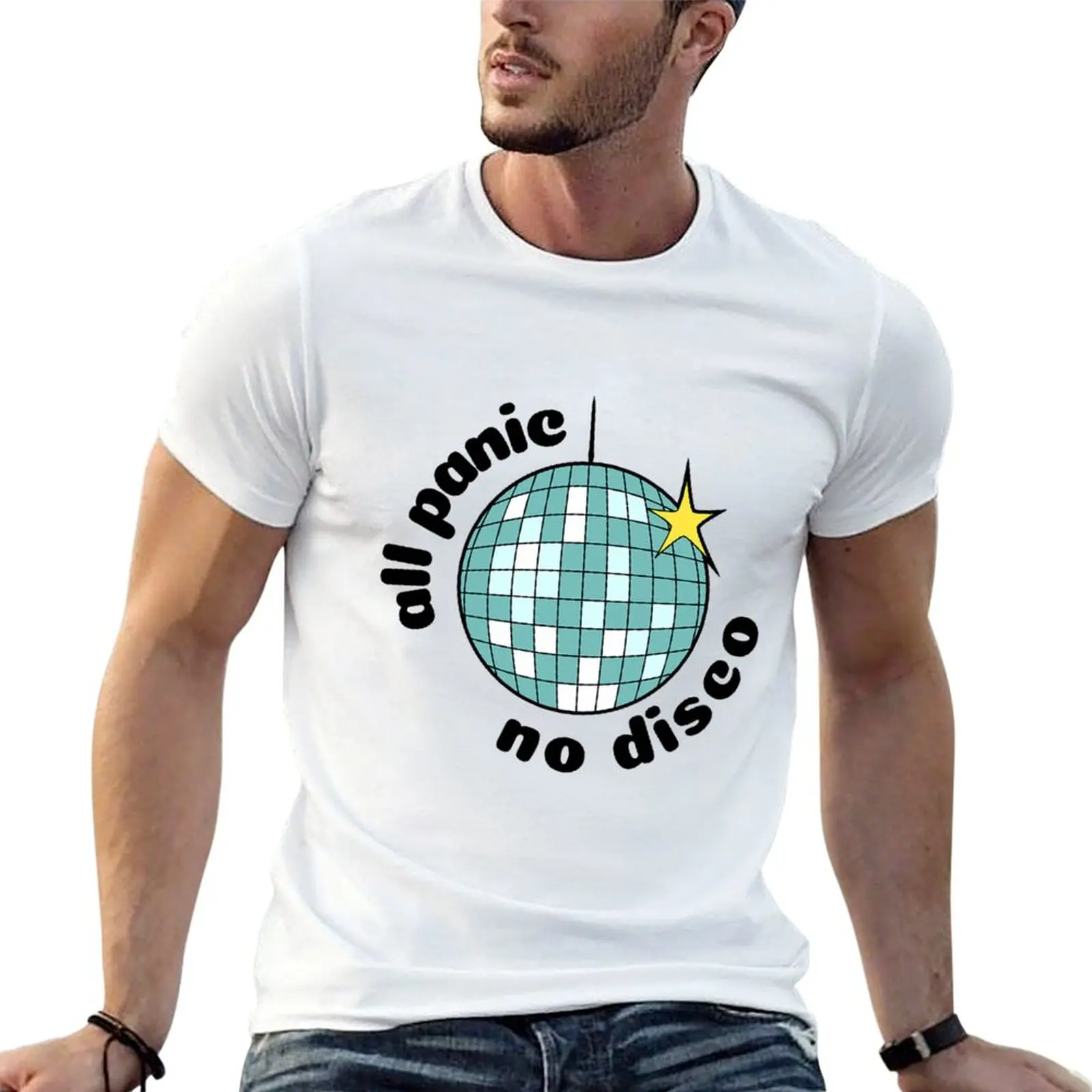 

No shirt Disco(1) cotton man funny Panic pack for T-Shirt All shirts cotton t t