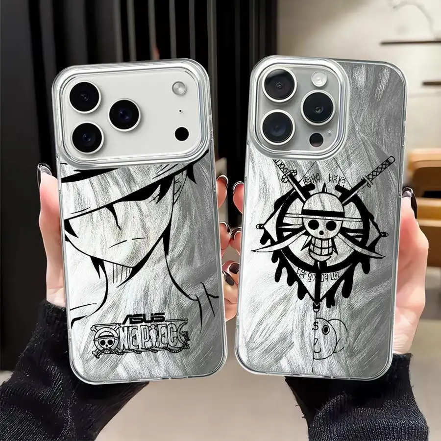 Case for Apple iPhone 17 pro max Air 16 11 14 Plus 12 13 15 14 Phone Cover One Piece Luffy Logo