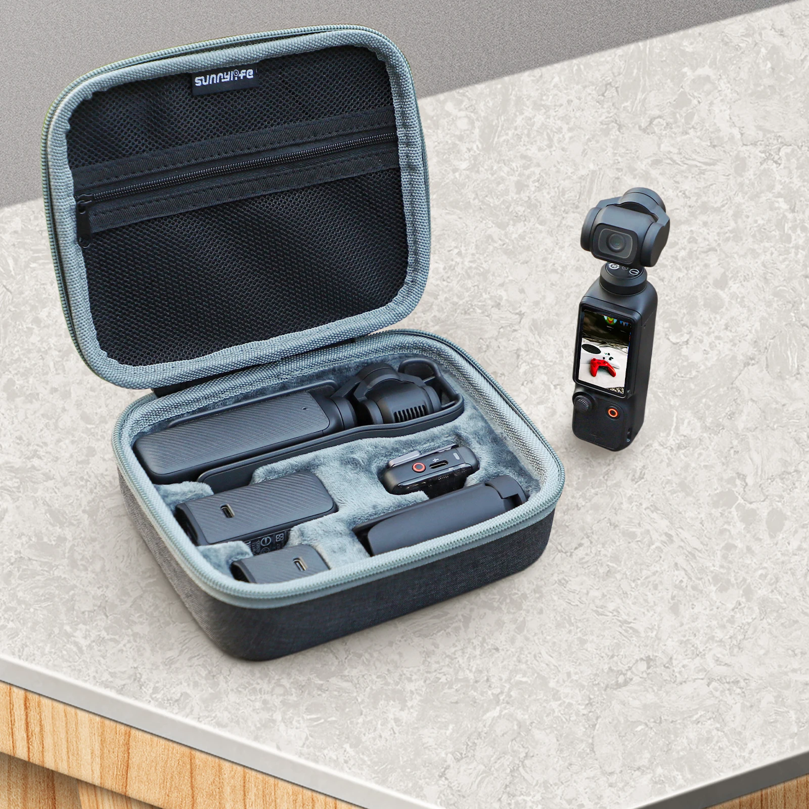 Сумка для переноски для DJI Pocket 3 Creator Combo, портативное хранилище, бокс для демпфирования, дорожная защита, ручной карданный аксессуар