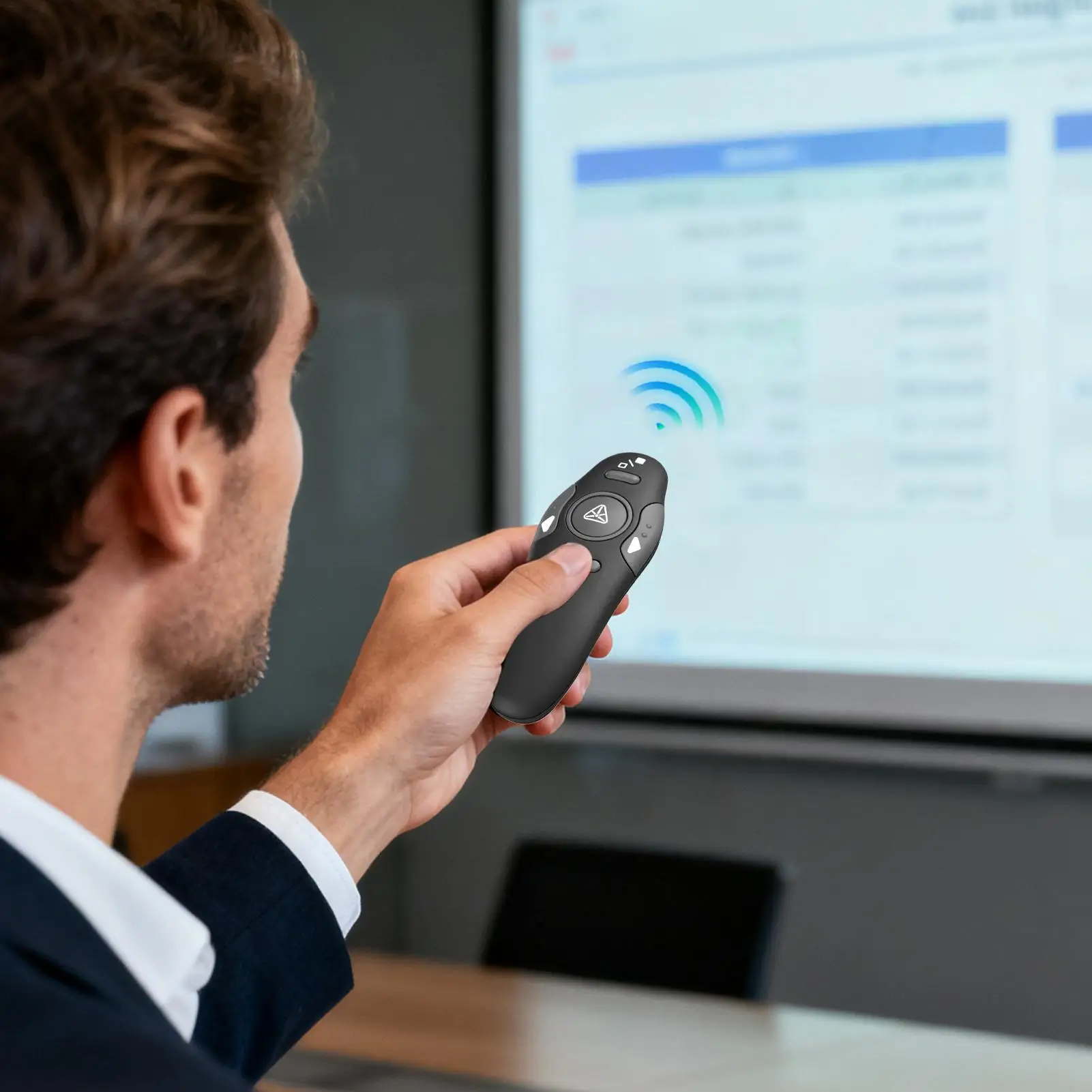 

Презентационный кликер 2,4 ГГц, интеллектуальная ручка-передователь, беспроводной пульт дистанционного управления, презентационный кликер для слайдов, ноутбука, ПК, смартфона, школы